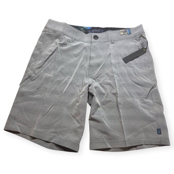 Depactus RounDepactus Roundhouse Board Shorts Waist 34” Gray 4 Way Stretch Beach - Picture 1 of 8